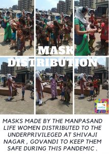 Mask and Food Distribution 
