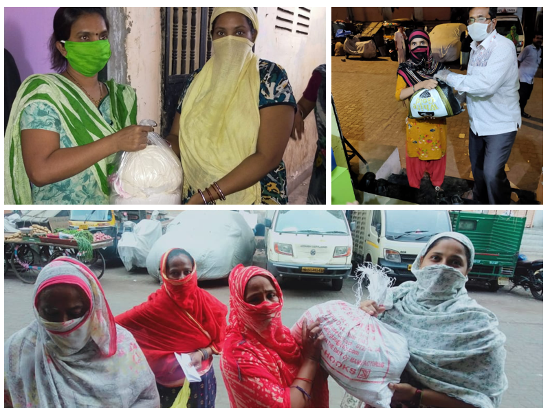 Mask and Food Distribution