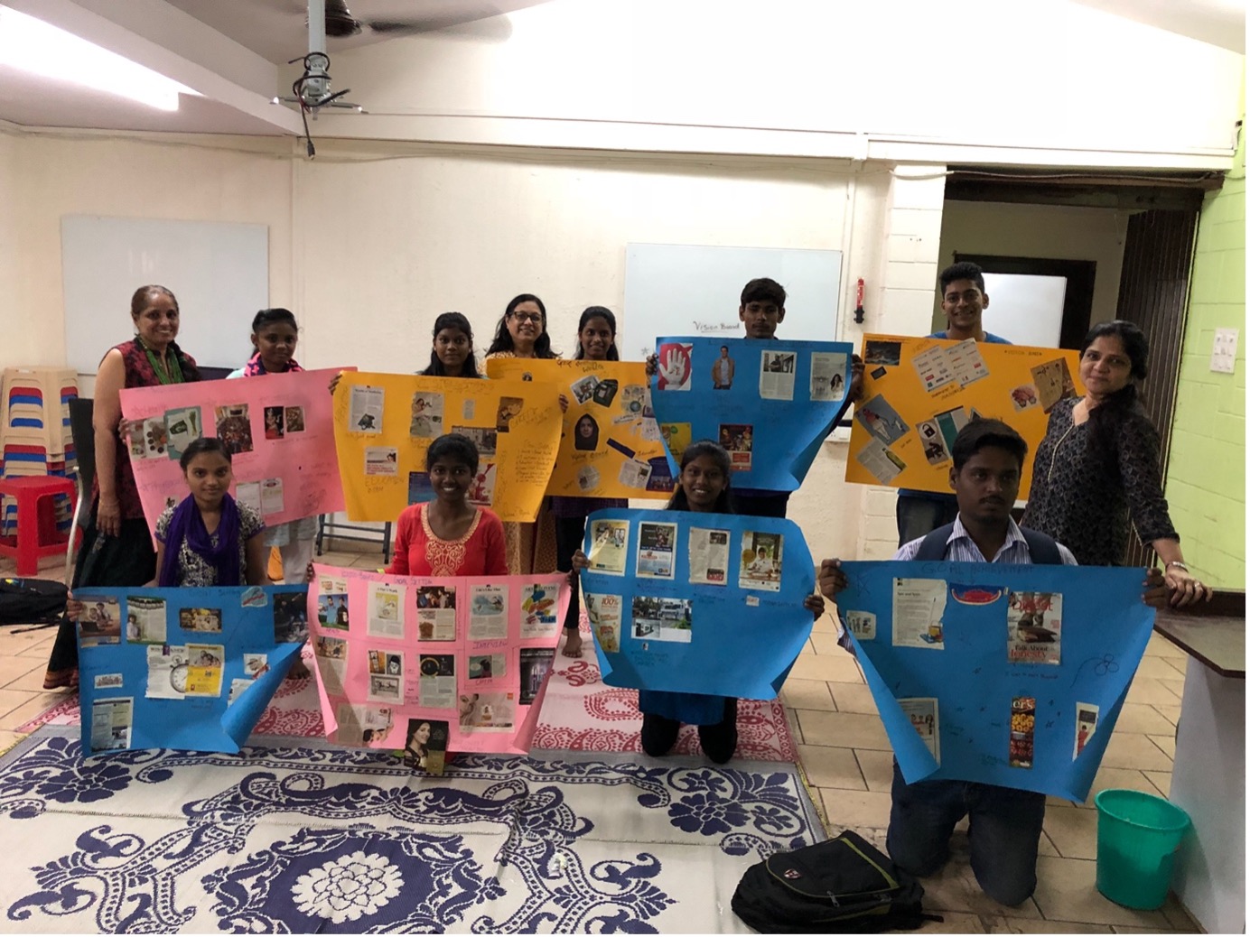 Manpasand Life Vision Board Activity at our partner Ngo – Antarang with their Career Ready adults