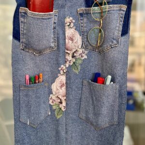 Upcycled Denim Wardrobe Organiser.